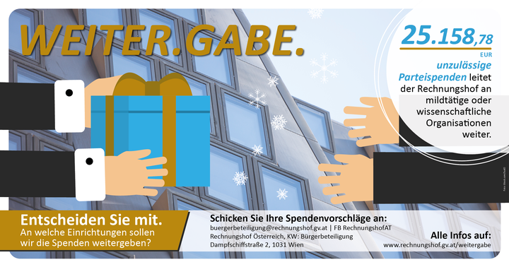 Parteispendenweitergabe - Copyright: 